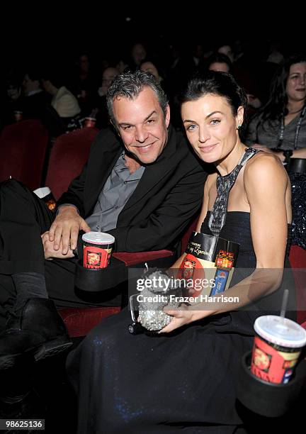 Lyne Renee and Danny Huston arrive at the TCM Classic Film Festival's "A Star Is Born" held at Mann's Chinese Theater on April 22, 2010 in Hollywood,...