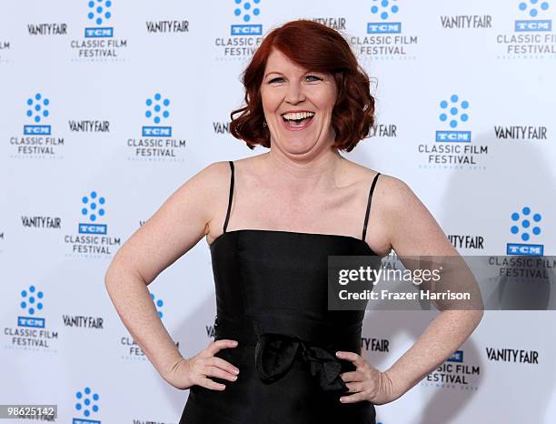 Actress Kate Flannery arrives at the TCM Classic Film Festival's "A Star Is Born" held at Mann's Chinese Theater on April 22, 2010 in Hollywood,...