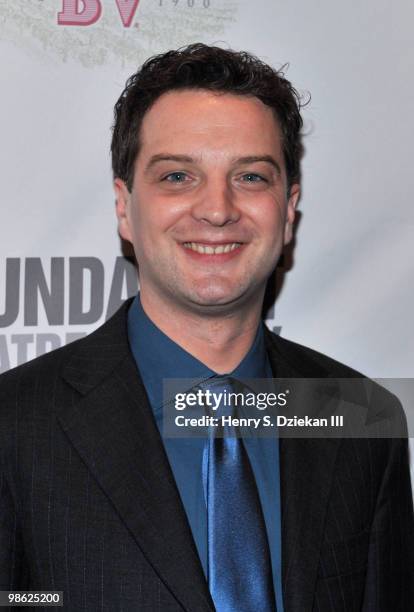 Actor Euan Morton attends the opening night after party of "Sondheim on Sondheim" at Studio 54 on April 22, 2010 in New York, New York.