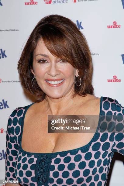 Patricia Heaton arrives to the BritWeek 2010 charity event: "Save The Children And Virgin Unite" held at the Beverly Wilshire hotel on April 22, 2010...