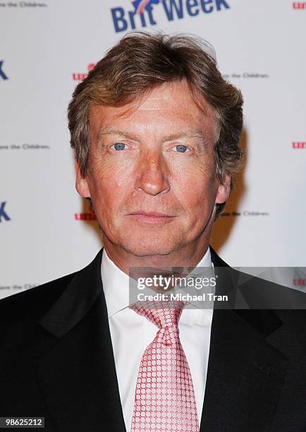 Nigel Lythgoe arrives to the BritWeek 2010 charity event: "Save The Children And Virgin Unite" held at the Beverly Wilshire hotel on April 22, 2010...