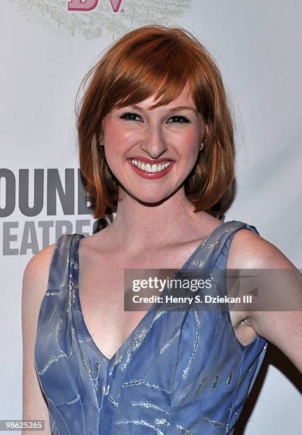 Actress Erin Mackey attends the opening night after party of "Sondheim on Sondheim" at Studio 54 on April 22, 2010 in New York, New York.