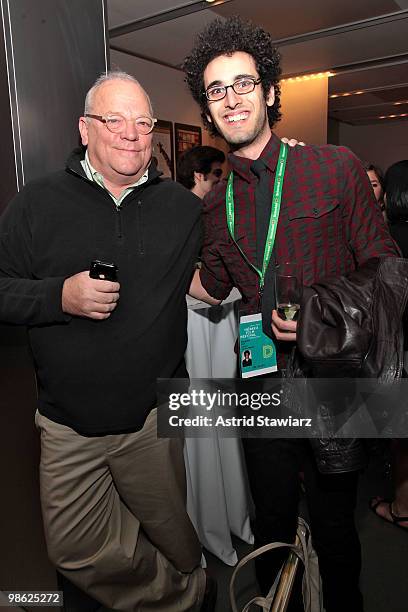 Director Scott Lewis and Benjamin Dorf attend the TFF Filmmaker Party during the 2010 Tribeca Film Festival the at Apple Store Soho on April 22, 2010...
