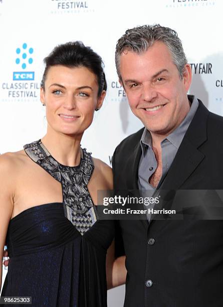 Lyne Renee and Danny Huston arrive at the TCM Classic Film Festival's "A Star Is Born" held at Mann's Chinese Theater on April 22, 2010 in Hollywood,...