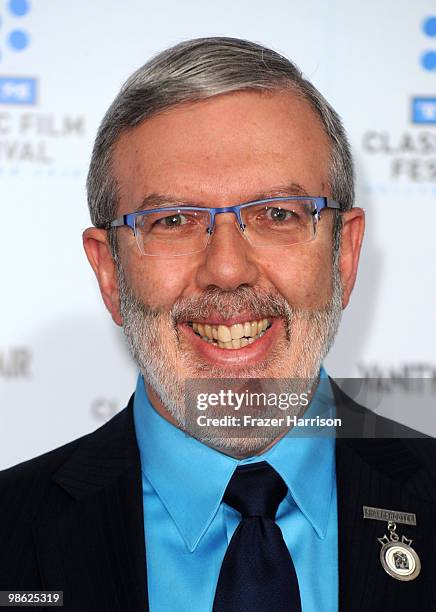 Film critic Leonard Maltin arrives at the TCM Classic Film Festival's "A Star Is Born" held at Mann's Chinese Theater on April 22, 2010 in Hollywood,...