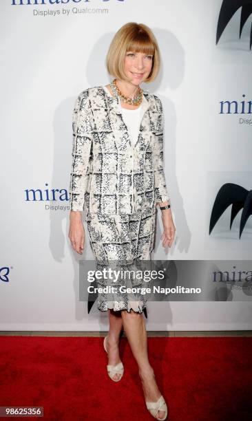 Anna Wintour, editor-in-chief of American Vogue, attends the 45th Annual National Magazine Awards at Alice Tully Hall, Lincoln Center on April 22,...