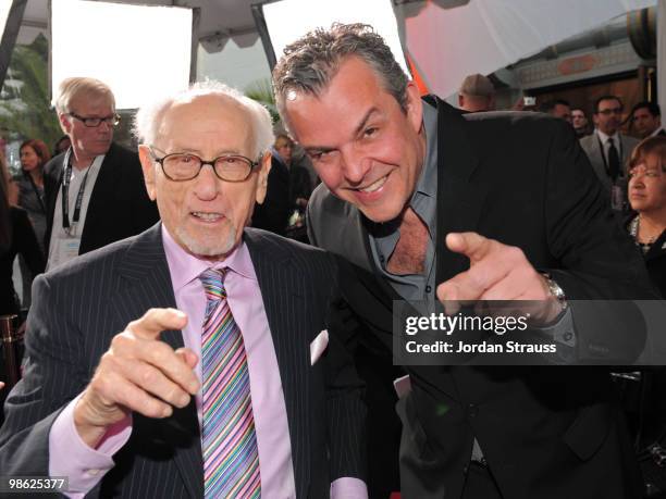 Actors Eli Wallach and Danny Huston arrive at the TCM Classic Film Festival's "A Star Is Born" held at Mann's Chinese Theater on April 22, 2010 in...
