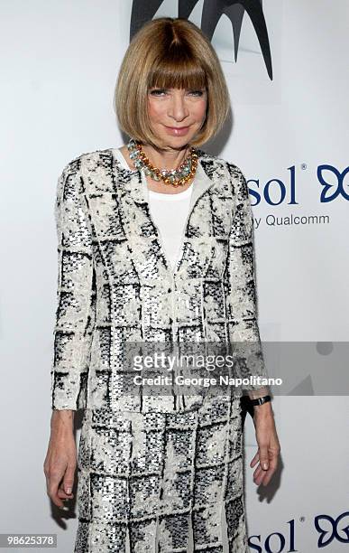 Anna Wintour, editor-in-chief of American Vogue, attends the 45th Annual National Magazine Awards at Alice Tully Hall, Lincoln Center on April 22,...