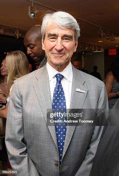 Actor Sam Waterston attends the A Bid to Save the Earth Green Auction at Christie's on April 22, 2010 in New York City.