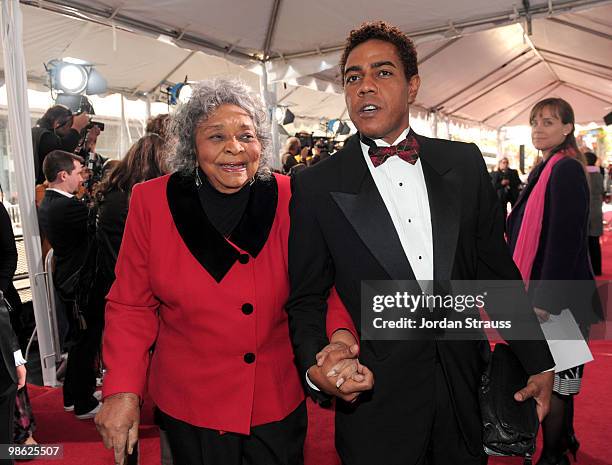 Actress Juanita Moore and guest arrive at the TCM Classic Film Festival's "A Star Is Born" held at Mann's Chinese Theater on April 22, 2010 in...