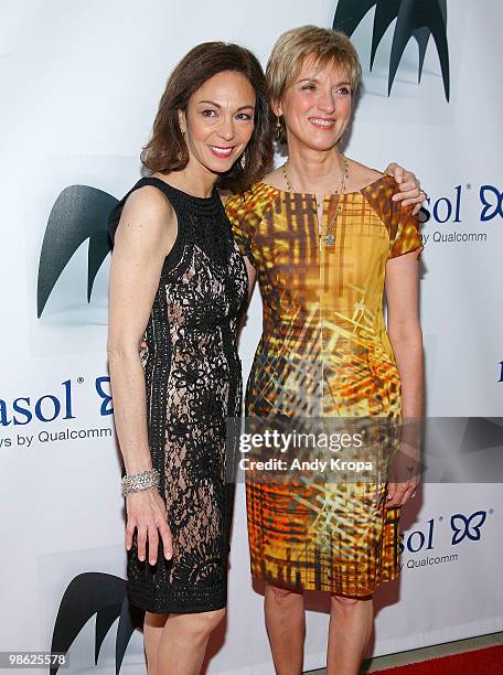 Executive Director Marlene Kahan and editor-in-chief of Reader's Digest Peggy Northrop attend the 45th Annual National Magazine Awards at Alice Tully...