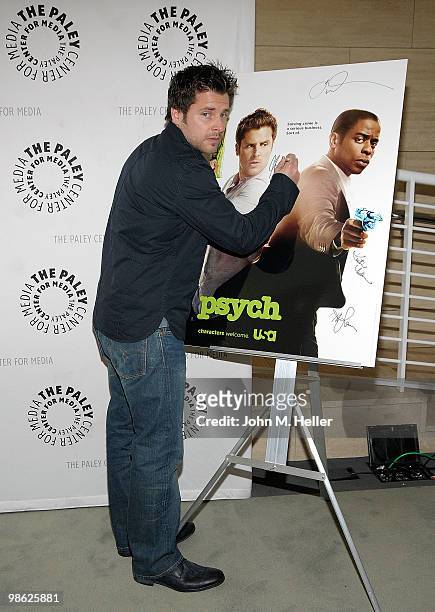 Actor James Roday attends An Evening with the cast of "Psych" at the Paley Center for Media on April 22, 2010 in Beverly Hills, California.