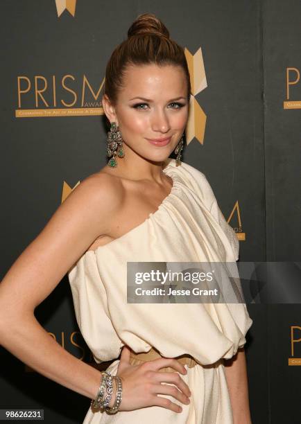 Actress Shantel VanSanten arrives to the 14th Annual Prism Awards at the Beverly Hills Hotel on April 22, 2010 in Beverly Hills, California.