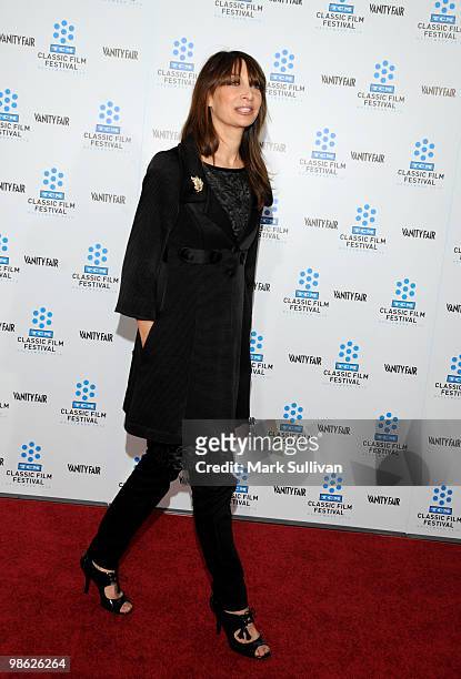 Actress Illeana Douglas arrives at the opening night gala and premiere of the newly restored "A Star Is Born" at Grauman's Chinese Theatre on April...