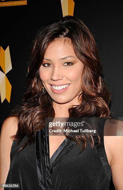 Actress Michaela Conlin arrives at the 2010 PRISM Awards, held at the Beverly Hills Hotel on April 22, 2010 in Beverly Hills, California.