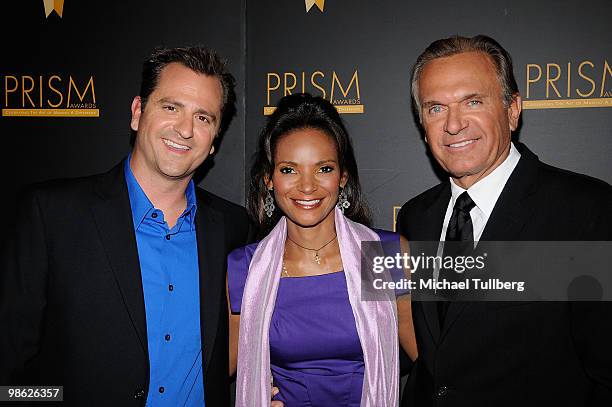 Doctors James Sears, Lisa Masterson and Andrew P. Ordon arrive at the 2010 PRISM Awards, held at the Beverly Hills Hotel on April 22, 2010 in Beverly...