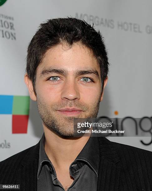 Actor Adrian Grenier attends the Earth Day celebration and screening of Avatar benefitting the Partnership for Los Angeles Schools at Nokia Theatre...
