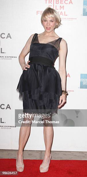 Renee Zellweger attends the premiere of "My Own Love Song" during the 2010 Tribeca Film Festival at the Tribeca Performing Arts Center on April 22,...
