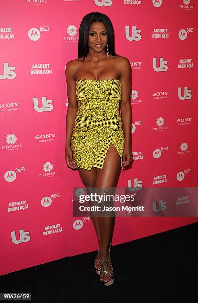 Singer Ciara arrives at the Us Weekly Hot Hollywood Style Issue celebration held at Drai's Hollywood at the W Hollywood Hotel on April 22, 2010 in...