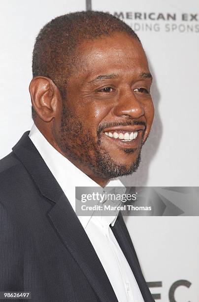 Forest Whitaker attends the premiere of "My Own Love Song" during the 2010 Tribeca Film Festival at the Tribeca Performing Arts Center on April 22,...