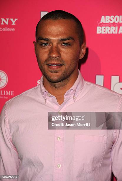 Actor Jesse Williams arrives at the Us Weekly Hot Hollywood Style Issue celebration held at Drai's Hollywood at the W Hollywood Hotel on April 22,...