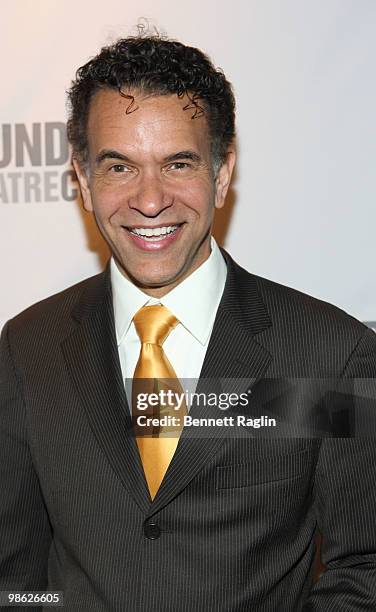 Actor Brian Stokes Mitchell attends the opening of "Sondheim on Sondheim" at the Roundabout Theatre Company on April 22, 2010 in New York City.