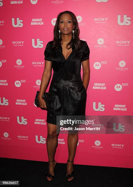 Actress Aisha Tyler arrives at the Us Weekly Hot Hollywood Style Issue celebration held at Drai's Hollywood at the W Hollywood Hotel on April 22,...