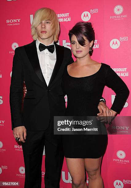 Singer Kelly Osbourne and Luke Worrall arrive at the Us Weekly Hot Hollywood Style Issue celebration held at Drai's Hollywood at the W Hollywood...