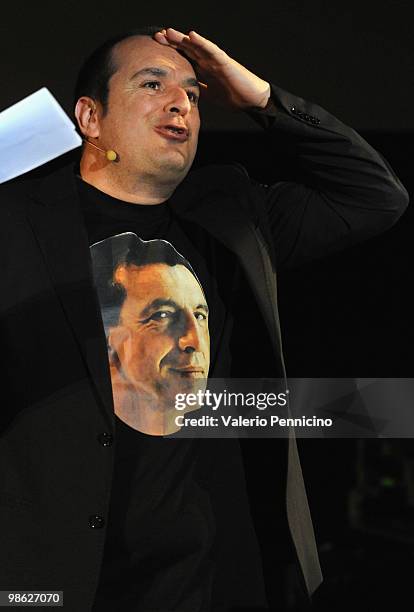 Fabio Canino during the Closing Ceremony during the 25 Torino GLBT Film Festival on April 22, 2010 in Turin, Italy.