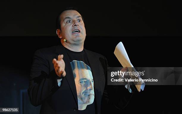 Fabio Canino during the Closing Ceremony during the 25 Torino GLBT Film Festival on April 22, 2010 in Turin, Italy.