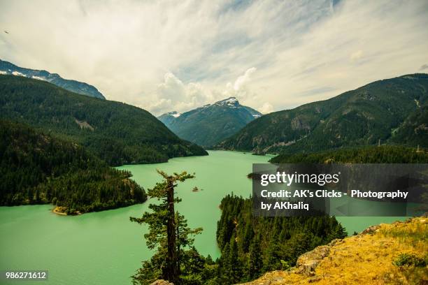 diablo lake - diablo lake stock pictures, royalty-free photos & images