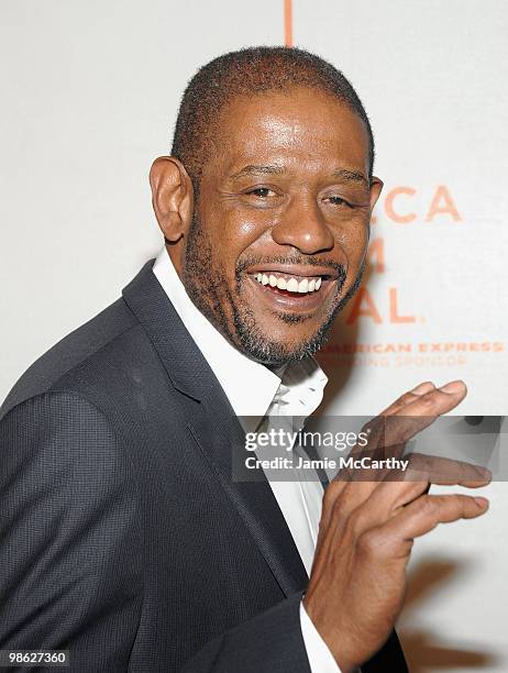 Forest Whitaker attends the "My Own Love Song" premiere during the 9th Annual Tribeca Film Festival at the Borough of Manhattan Community College on...