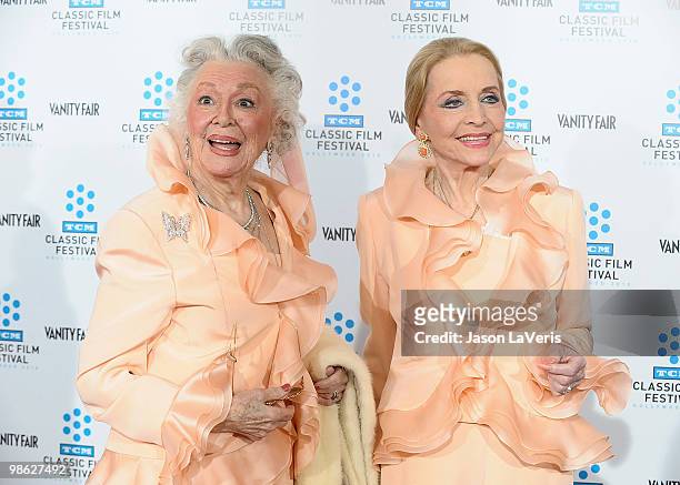 Actresses Ann Rutherford and Anne Jeffreys attend the 2010 TCM Classic Film Festival opening night gala and premiere of "A Star is Born" at Grauman's...