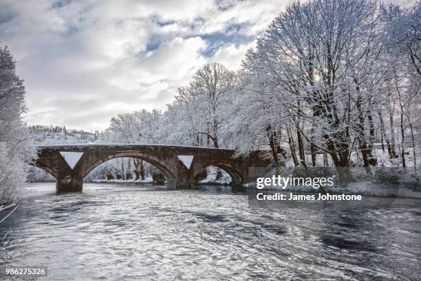 hoddom bridge - dumfries and galloway stock pictures, royalty-free photos & images
