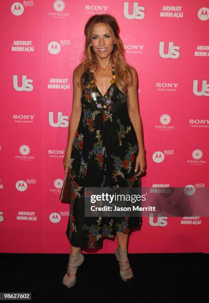 Musician Sheryl Crow arrives at the Us Weekly Hot Hollywood Style Issue celebration held at Drai's Hollywood at the W Hollywood Hotel on April 22,...