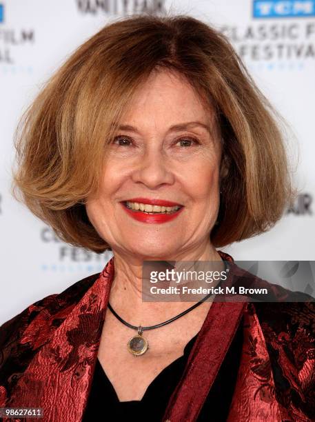 Actress Diane Baker attends the TCM Classic Film Festival screening of a "A Star Is Born" at Grauman's Chinese Theater on April 22, 2010 in...