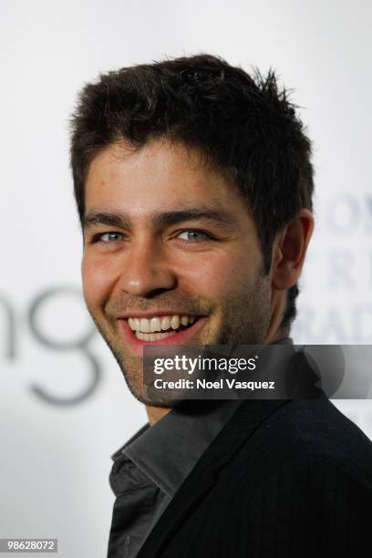 Adrian Grenier attends James Cameron's Star-Studded Green Carpet VIP reception for Earth Day at the JW Marriott Los Angeles at L.A. LIVE on April 22,...