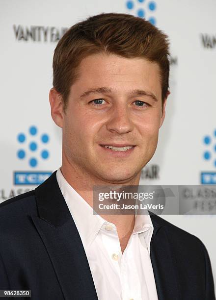 Actor Ben McKenzie attends the 2010 TCM Classic Film Festival opening night gala and premiere of "A Star is Born" at Grauman's Chinese Theatre on...