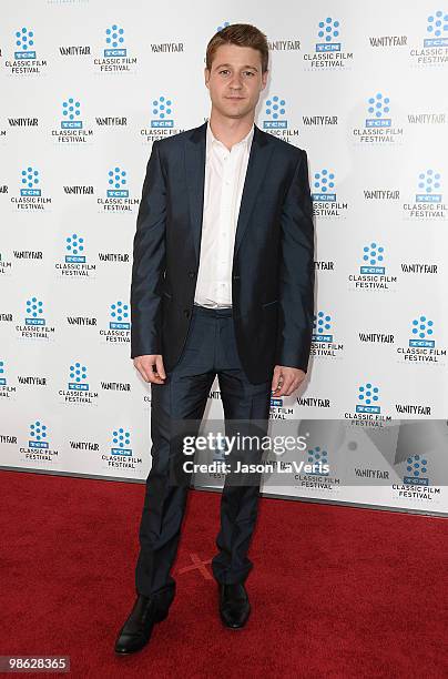 Actor Ben McKenzie attends the 2010 TCM Classic Film Festival opening night gala and premiere of "A Star is Born" at Grauman's Chinese Theatre on...