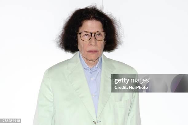 The American writer Fran Lebowitz attends &quot;LOEWE Conversations&quot; in Madrid. Spain. June 27, 2018