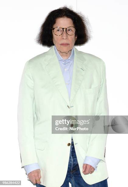 The American writer Fran Lebowitz attends &quot;LOEWE Conversations&quot; in Madrid. Spain. June 27, 2018