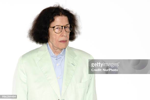 The American writer Fran Lebowitz attends &quot;LOEWE Conversations&quot; in Madrid. Spain. June 27, 2018