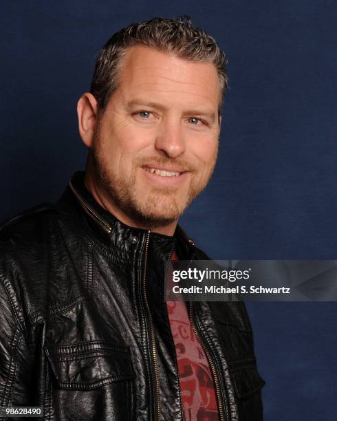 Comedian Jason Collings poses at The Ice House Comedy Club on April 22, 2010 in Pasadena, California.