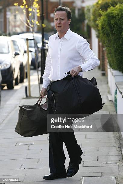 David Cameron sighting on April 23, 2010 in London, England.