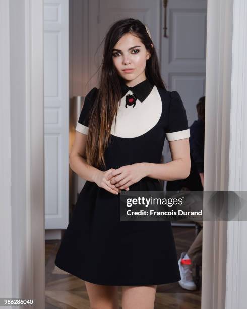 Doina Ciobanu attends the Maison Christian Dior Dinner at the Maison Christian Dior Apartment at Place Vendome on June 27, 2018 in Paris, France.