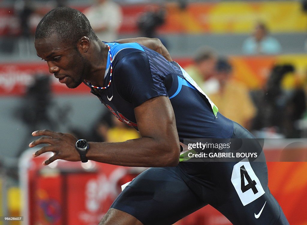 LaShawn Merritt of the United States tak