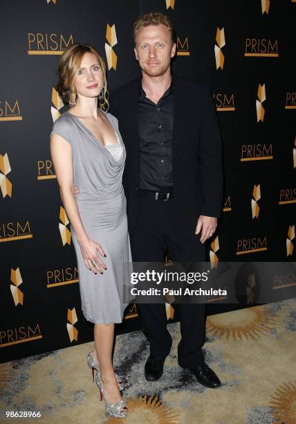 Actor Kevin McKidd & his wife Jane Parker arrives at the 2010 PRISM Awards at Beverly Hills Hotel on April 22, 2010 in Beverly Hills, California.