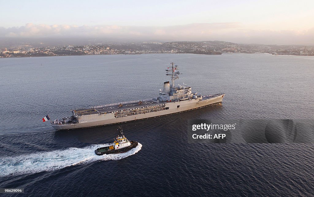 The French helicopter-carrier Jeanne d'A