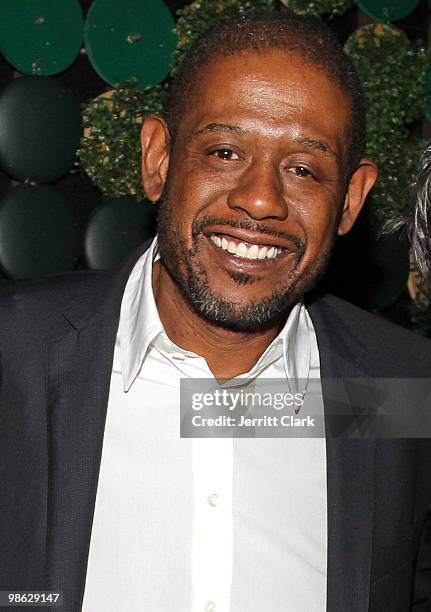 Actor Forest Whitaker attends The Official After Party For Earth Day New York at Greenhouse on April 22, 2010 in New York City.