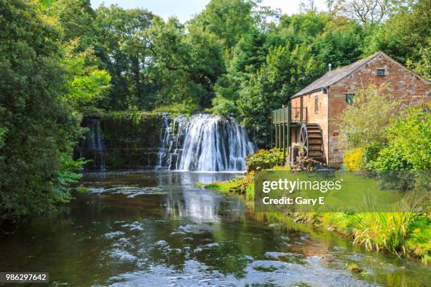 old watermill in the lake district - watermill stock pictures, royalty-free photos & images